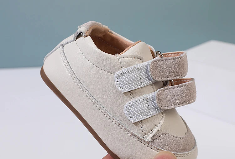 0-5 Years New Baby Shoes For Boy Leather Toddler Children Barefoot Shoes Soft Sole Outdoor Kids Tennis Fashion Girls Sneakers