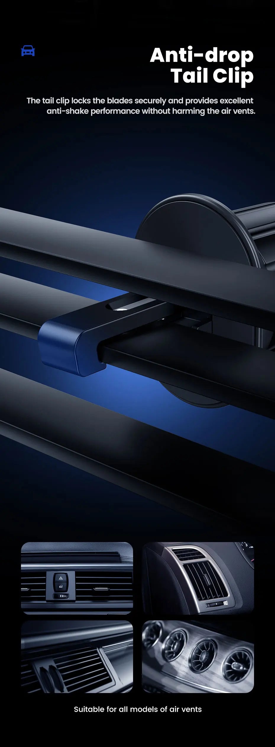 Toocki Magnetic Car Wireless Charger Car Phone Holder Air Outlet 15W Fast Charging Charger in Car For iPhone 15 14 13 12 Pro Max