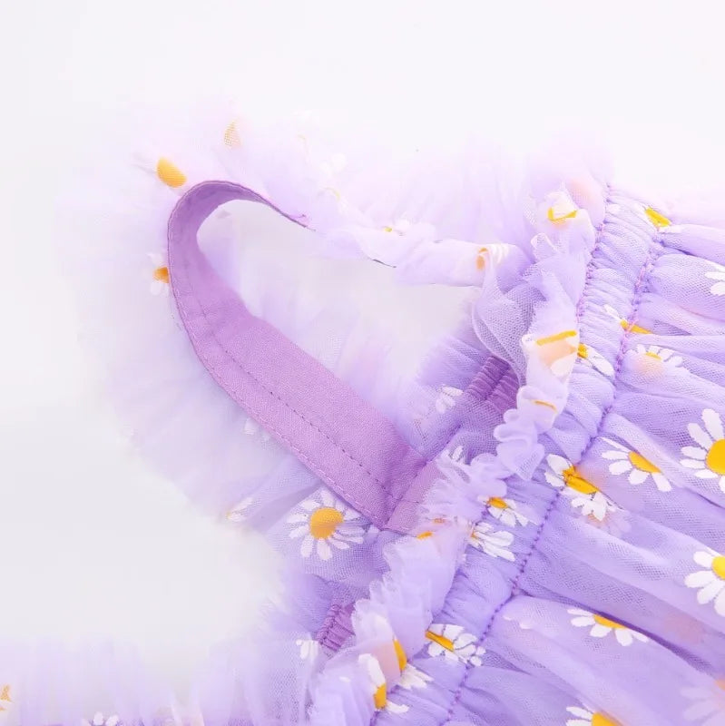 Flower Girls Dresses Children's Clothing Kids Clothes Summer Fairy Party Stage Show Dance Wear Cosplay Costumes Sling Casual