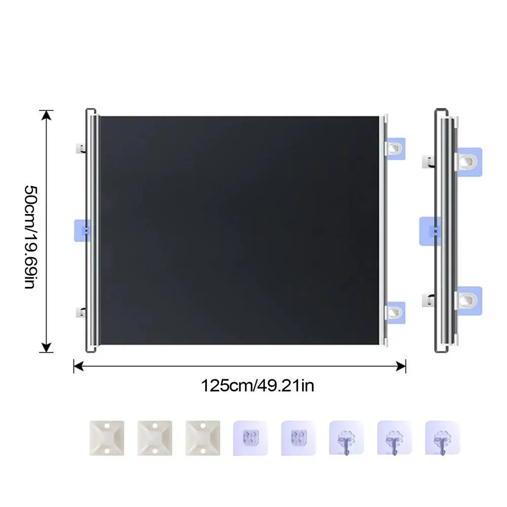 Dog Gate Indoor Retractable Mesh Baby Fence Pet Accessories For Porch Window Fireplace Doorway Yard Nursery Kitchen Balcony Pool