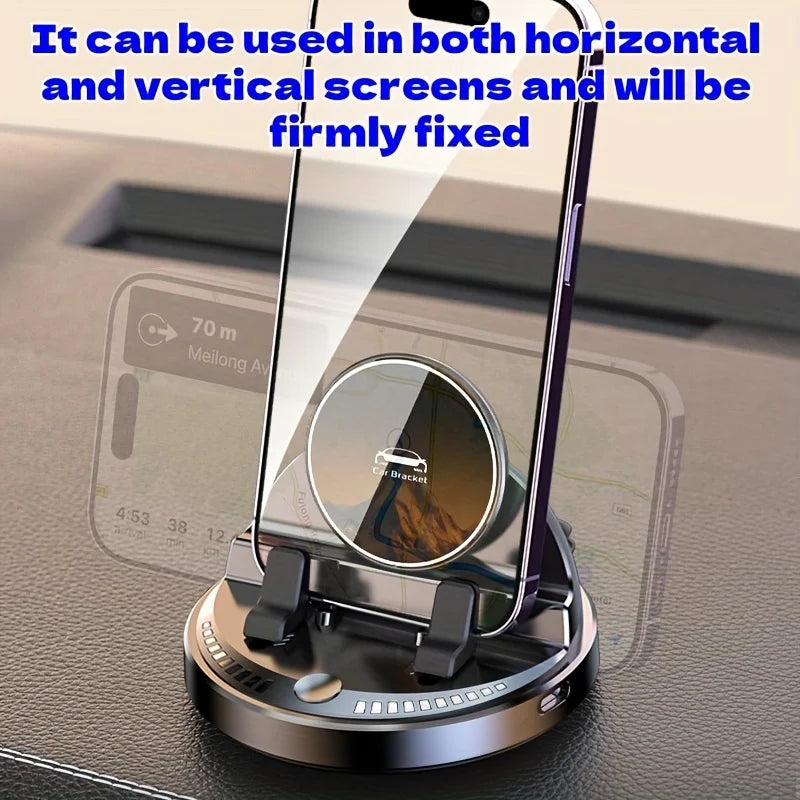 Car Phone Holder Wireless Charging Dashboard Auto Phone Support 360 Degree Rotatable for Home Office Desk Phone Holder