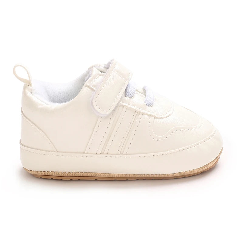 Baby Shoes 0-1 Year Old Baby Shoes Soft Cloth Sole Anti Slip Learning Shoes For Toddlers White Shoes For Sports Shoes