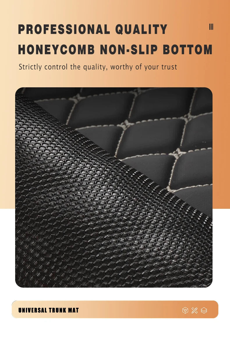 Universal Car Trunk Carpets Rear Rugs Auto Accessories Interior Products Covers Parts Waterproof Automobiles Custom Replacement