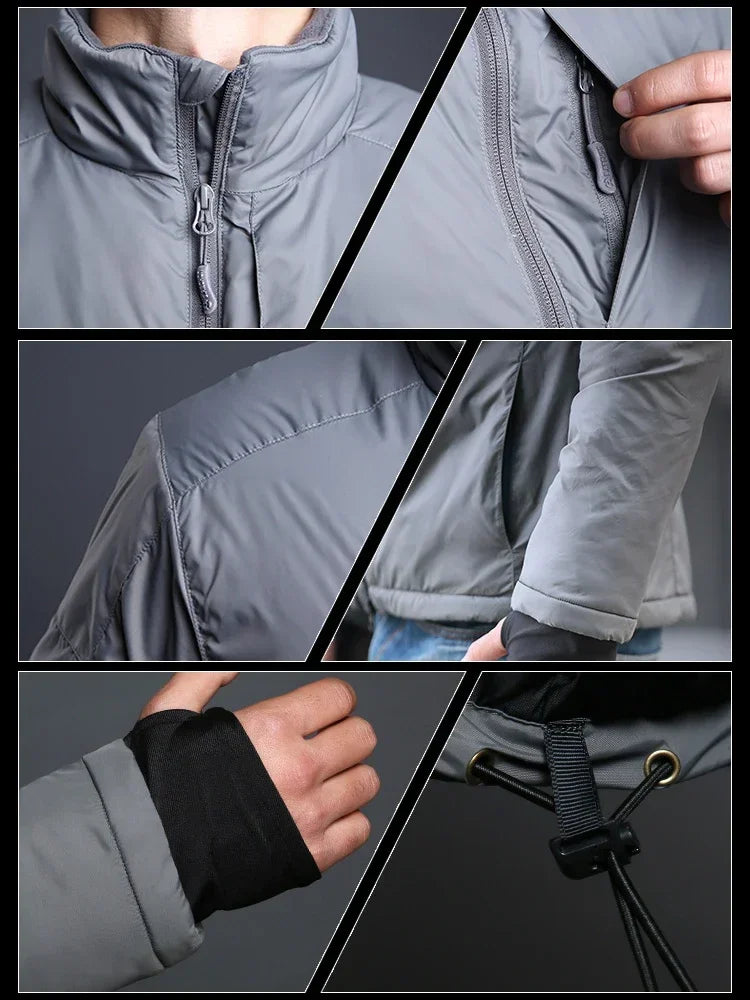 Winter Tactical Jackets Male Warm Men Jackets Waterproof Outdoor Fishing Hiking Hunting Thermal Camping Cargo Coats Lightweight