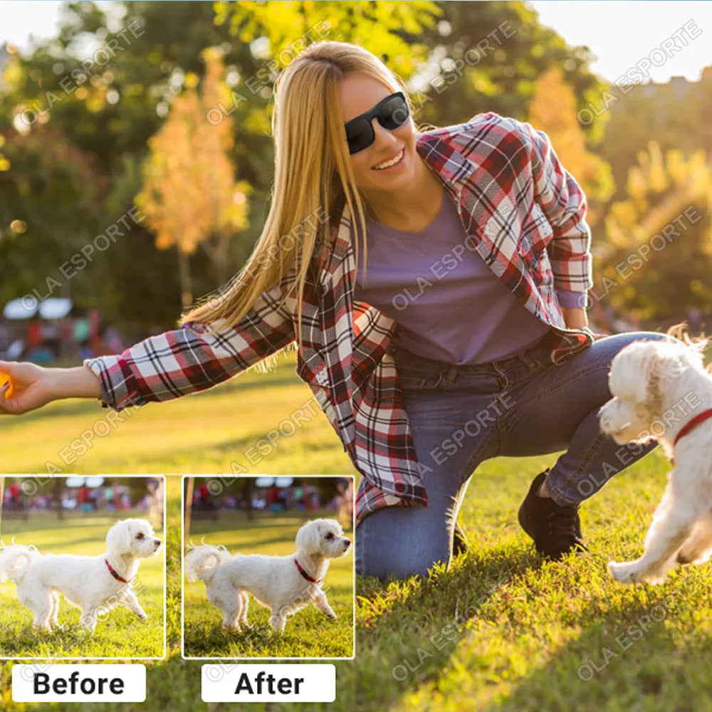 Smart Sunglasses Bluetooth 5.3 Earphone HiFi Stereo Music Wireless Headset Driving HD Mic Call Headphones Smart Glasses 2025 New