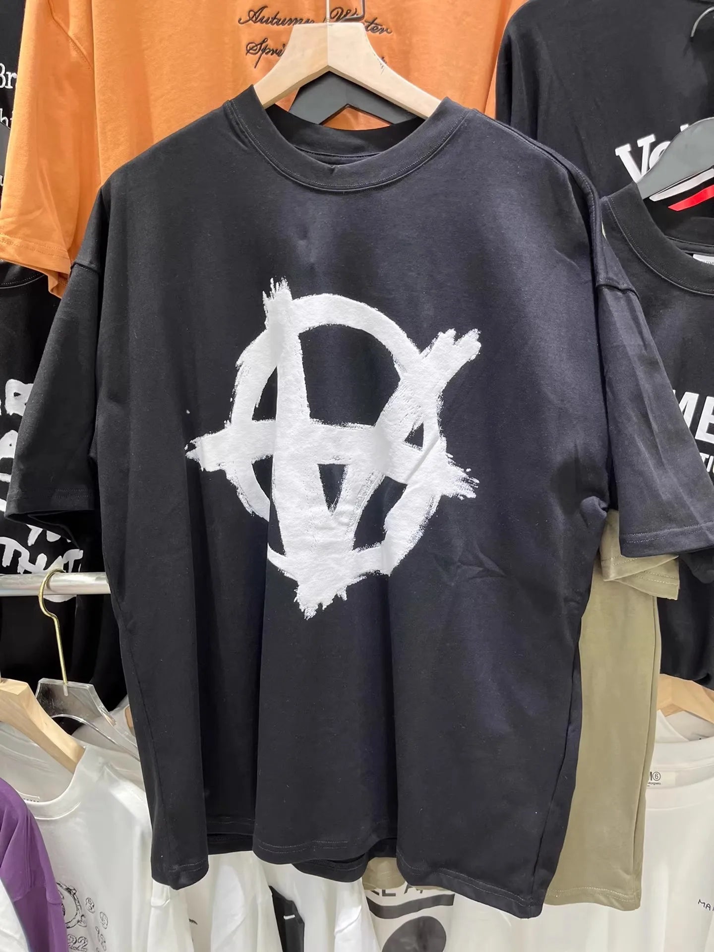 Top Version 1:1 VT Paris Very Expensive T-shirt Printed Women Men T shirts tees Hiphop Oversized HeavyCotton Men T-shirt