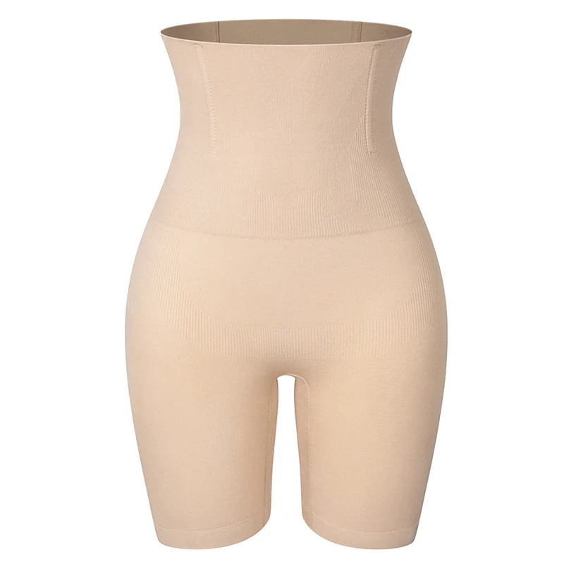 Women Shapewear High Waist Shorts Tummy Slimming Body Shaper Waist Trainer Butt Lifter Seam-free Flat Belly Panties Weight Loss