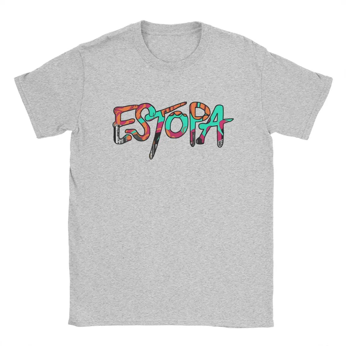 Men T-Shirts Estopa Tour Rock Band Unique 100% Cotton Tees Short Sleeve Pop Music Guitar Art T Shirt Round Neck Clothes Printed