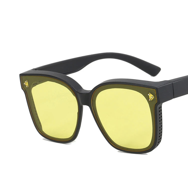 Polarized Sunglasses Men Women Wear Over Myopia Prescription Glasses Fashion Designer Outdoor Fishing Driving Goggles