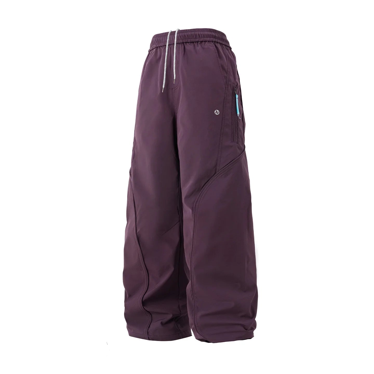 TFETTERS Autumn New Zipper Pocket Men Pants Drawstring Elastic Waist Pants Men Fashion Stitching Design Trouser for Men Clothes