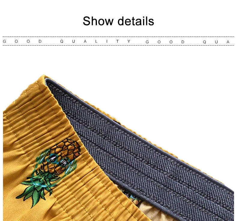 3PCS Men Shorts Boxers Mens Underwear Cotton Loose Shorts Male Plain Underwear Homewear Comfortable Boxer for Man Mens Panties