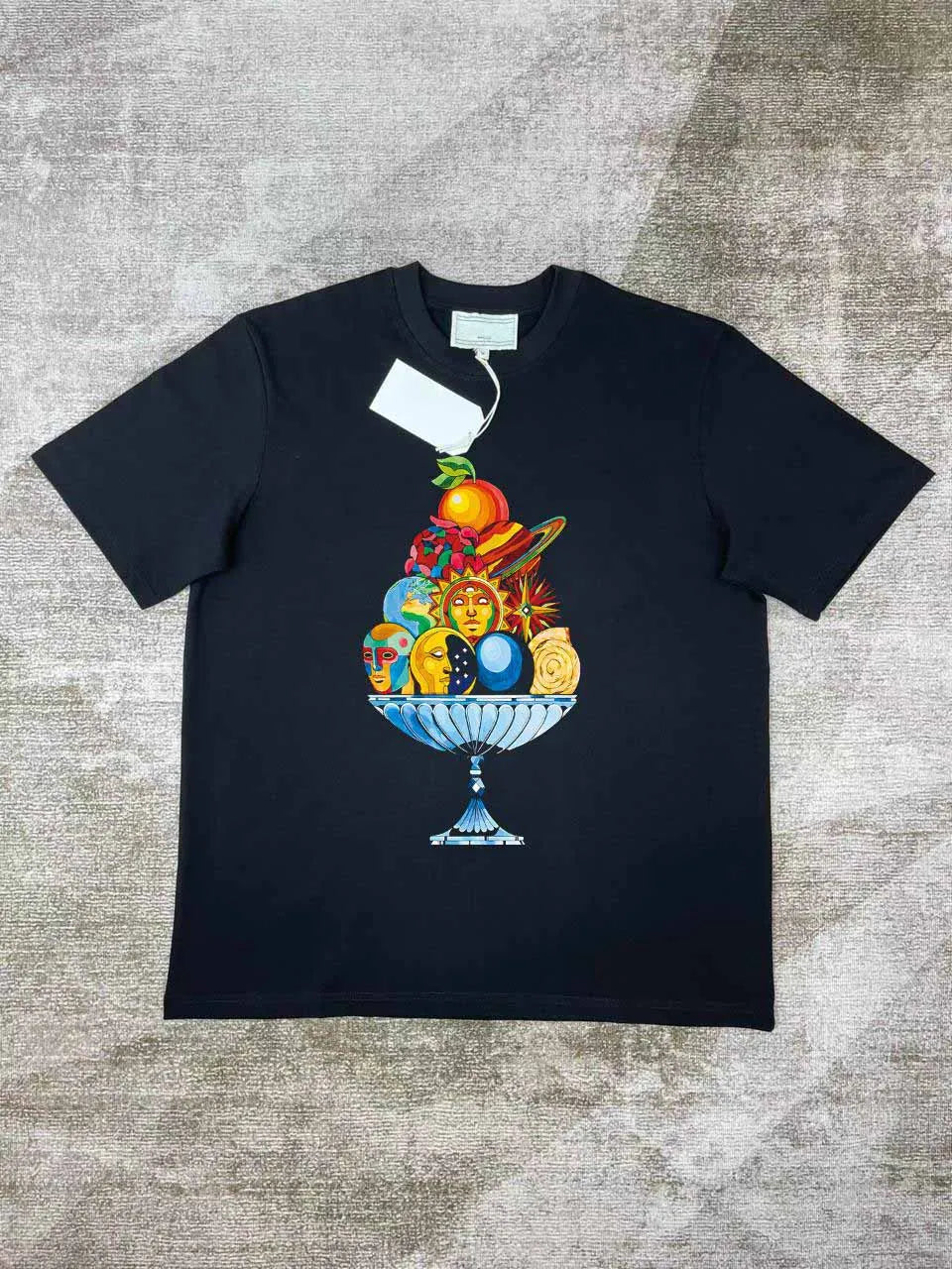 Top Version 1:1 Casinoblank Morocco Way Fruit Logo Printed Women Men T shirts Tops tees Oversized Men Cotton T shirt