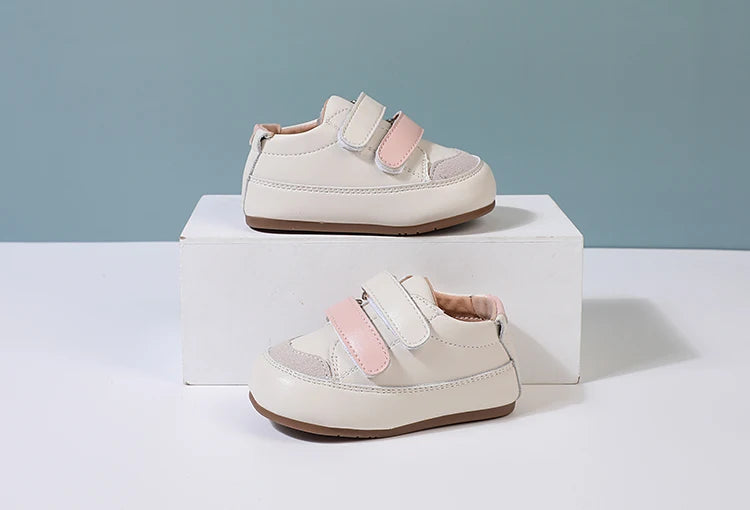 0-5 Years New Baby Shoes For Boy Leather Toddler Children Barefoot Shoes Soft Sole Outdoor Kids Tennis Fashion Girls Sneakers