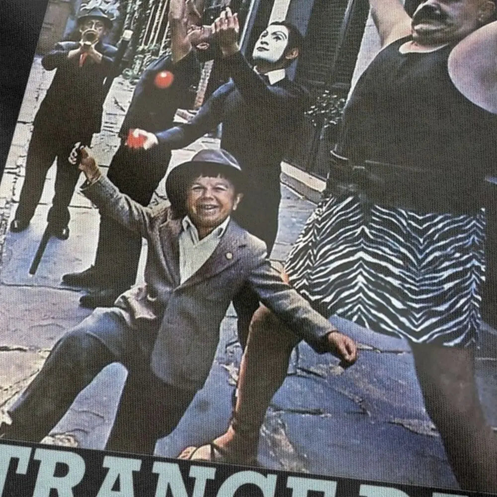 THE Doors Strange Days Men T Shirts Vintage Tee Shirt Short Sleeve Round Collar T-Shirt Cotton New Arrival Clothing