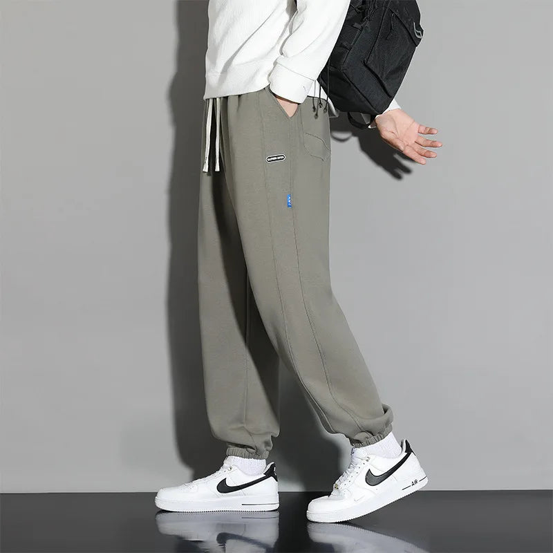 Big Size 10XL Men Pants Fleece Lined Jogger Trouser Male Plus Large 9XL 8XL Winter Autumn Bootcut Cuffed Elastic Sweatpant Loose