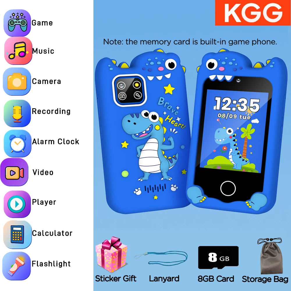 Kids Smart Phone 28 Games 20 Stories Video Music Player Toy Phone Camera Habit Tracker Learning Educational Toys Children Gifts