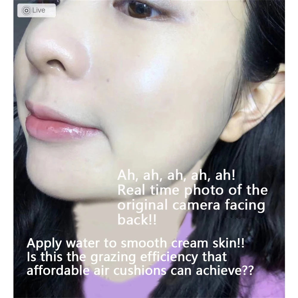 Natural BB Cream Sensory Party Bang Gouache Air Cushion Makeup Waterproof Long Lasting Clear Skin BB Cream Cosmetics