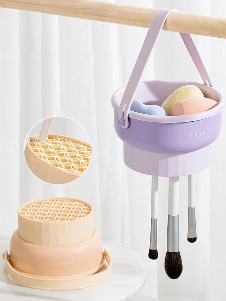 Makeup Brush Cleaning Bucket