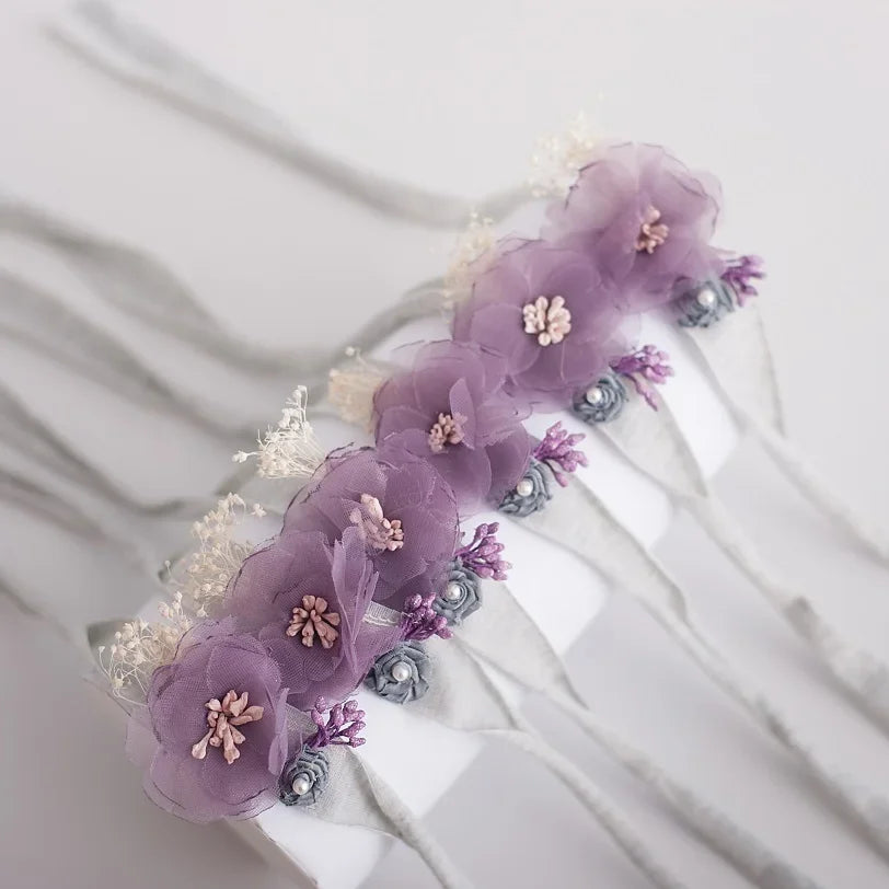 Kids Toddler  Newborn Headband  Baby Girl Hearband Hair Accessories Flower Girl Headwear Newborn Photography Props