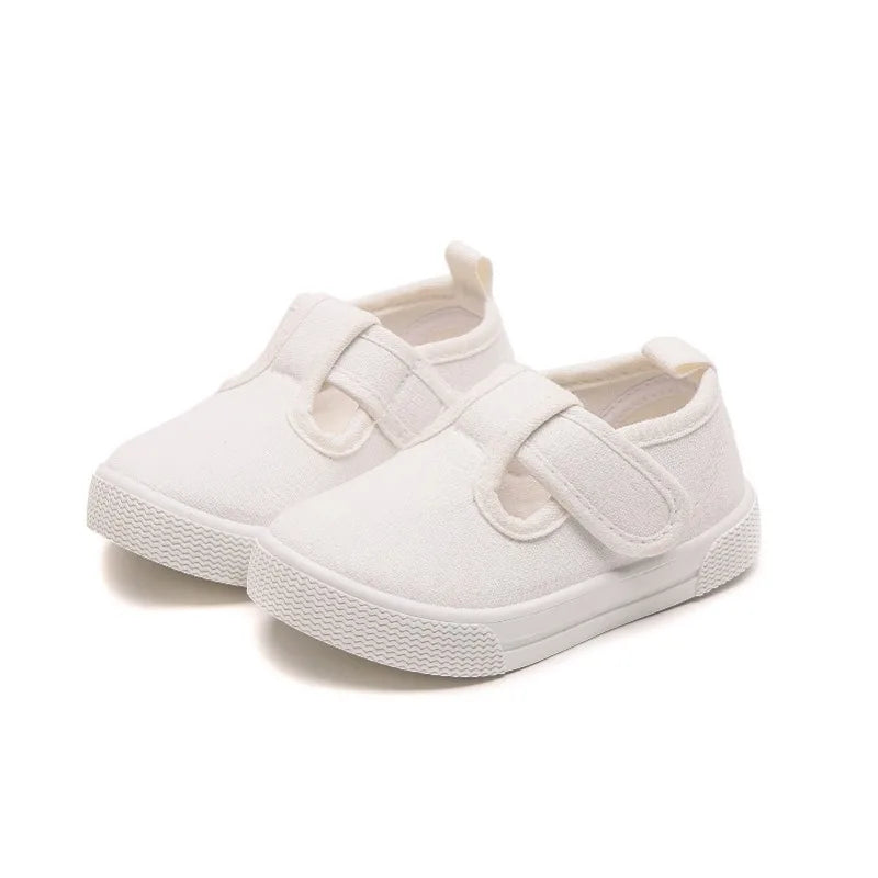 Kids Shoes 2023 Spring Autumn Children's Canvas Shoe Korean Solid Girl's Sneakers Soft Sole Toddler Shoes for Boy Tenis Infantil