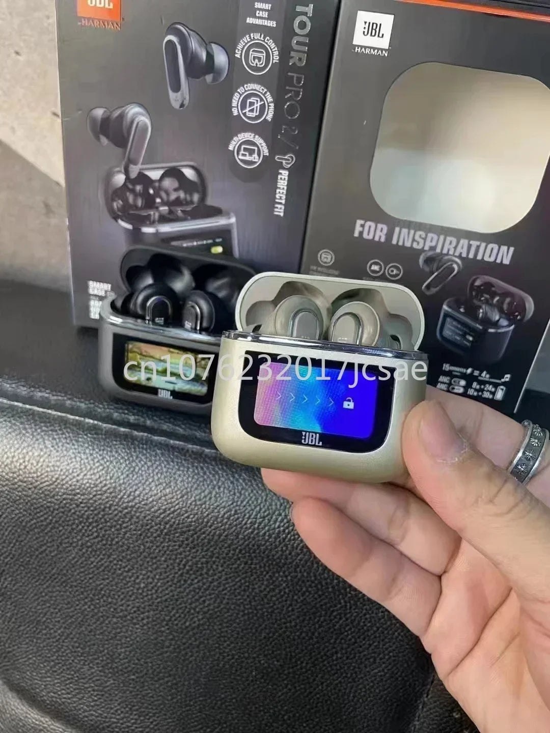 Original JBL Tour PRO 2 True Wireless Bluetooth Earphones Stereo Earbuds sports Headphones with Smart LCD Screen HK version