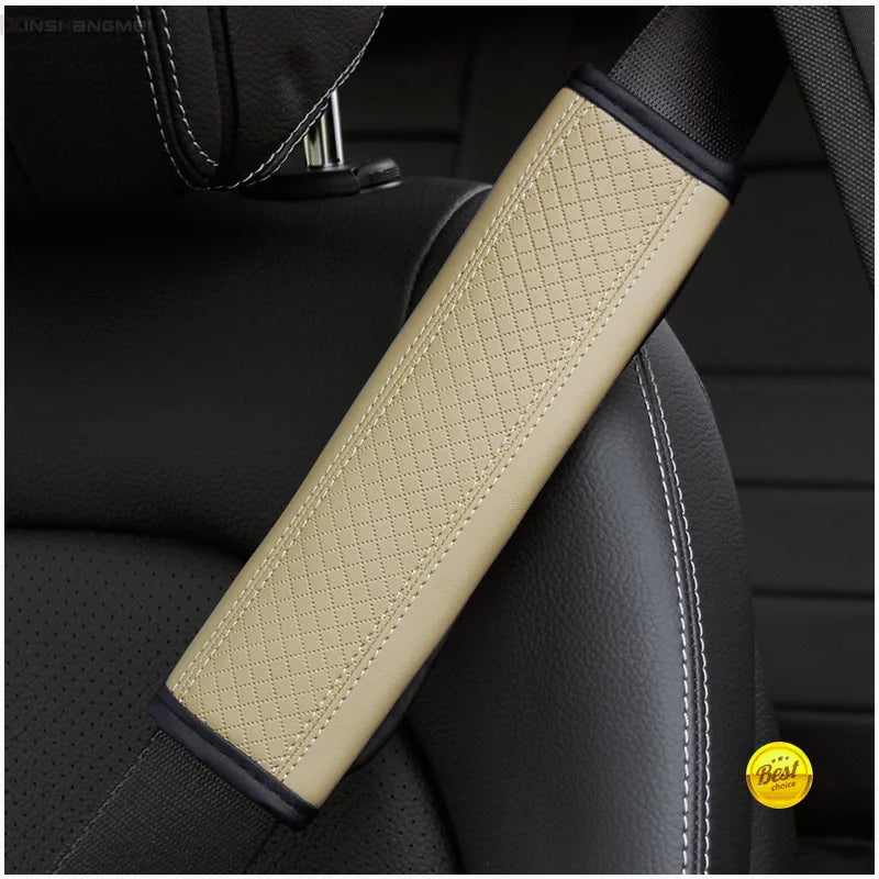 PU Leather Car Accessories Seat Belt Safety Shoulder Cover