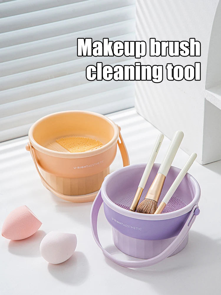 Makeup Brush Cleaning Bucket
