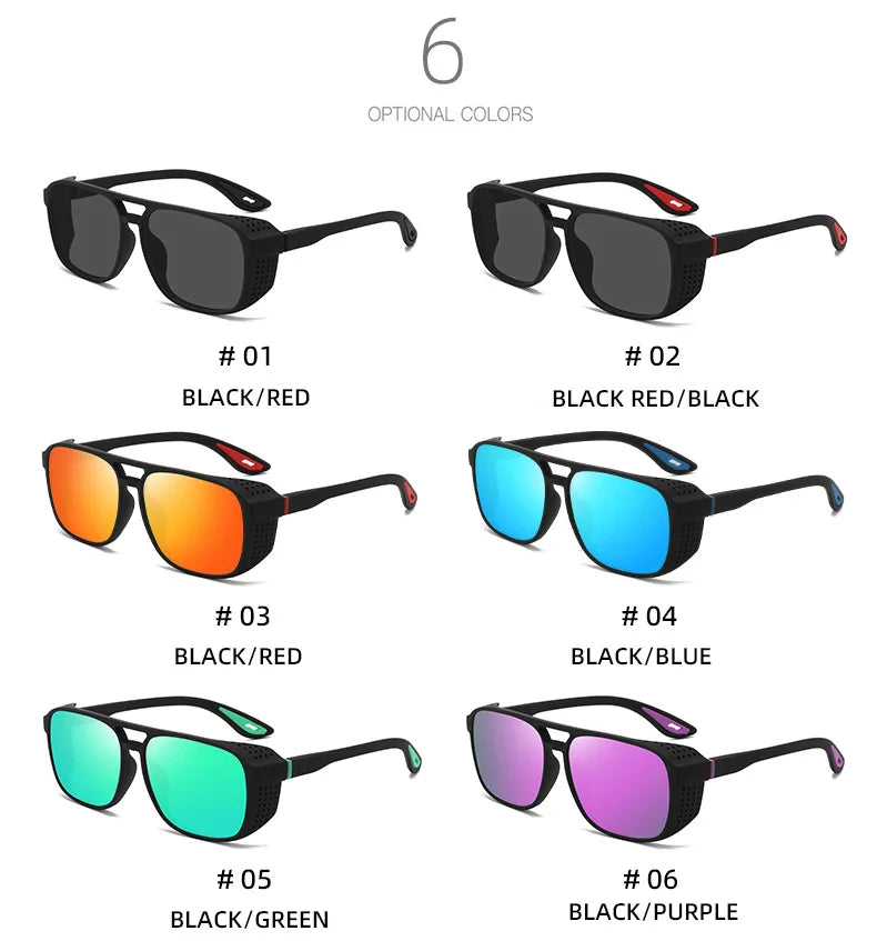 Polarized Fishing Glasses for Men UV400 Protection Driving Running Cycling  Sunglasses Designer Windproof Square Ski Goggles