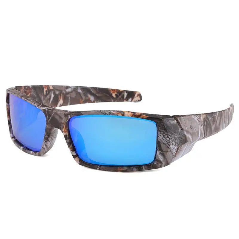 Polarized Sunglasses For Sports Sunglasses Trendy Retro Rectangular Wrap Around Vintage Uv380 Eye Protection Fishing Glasses
