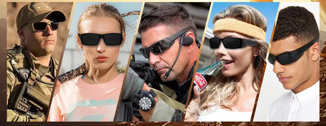 Polarized Sunglasses for Men Womens Sports Men's Sunglasses Trendy Retro Rectangular Wrap Around Vintage UV400 Eye Protection