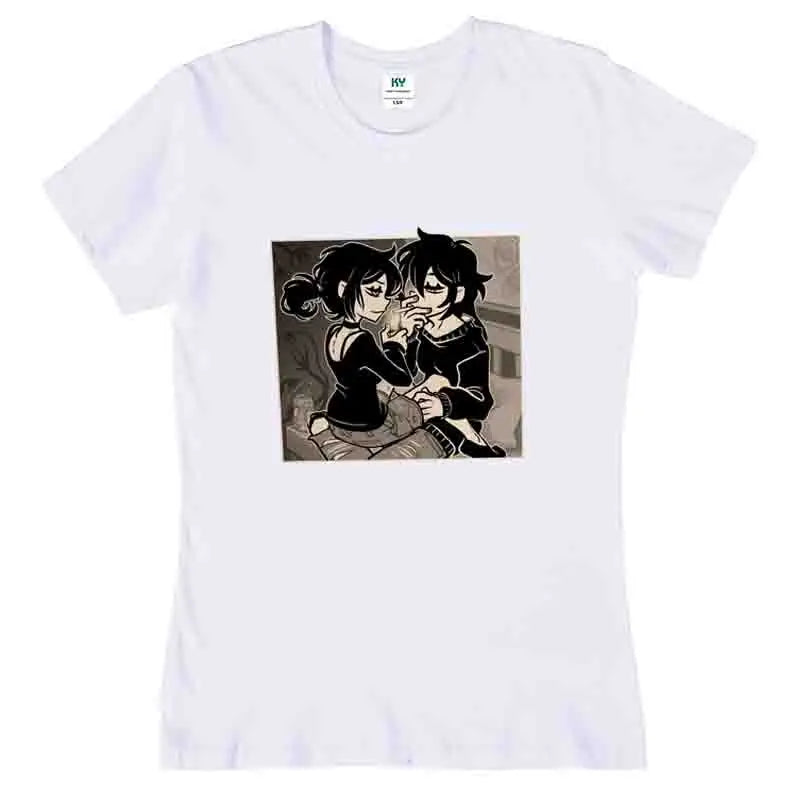 The Coffin Of Andy And Leyley T Shirt Retro Horror Game Fans Y2k T-shirts For Men Women 100% Cotton Unisex Tops EU Size