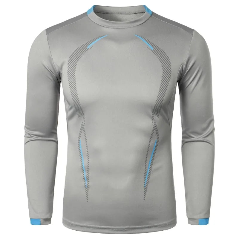 Men's Sports Training Long Sleeve Quick-dry T-shirt Fitness Lightweight cycling Streetwear Breathable Oversized T Shirts for Men