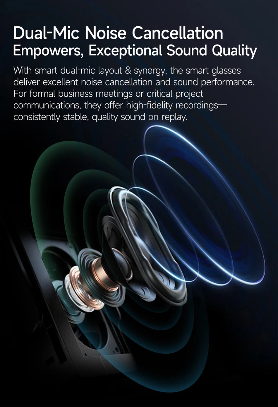 4K HD Camera Glasses Translator AI Glasses Video Recording BT Call Music Glasses Waterproof Sport Bluetooth Smart Sunglasses Men