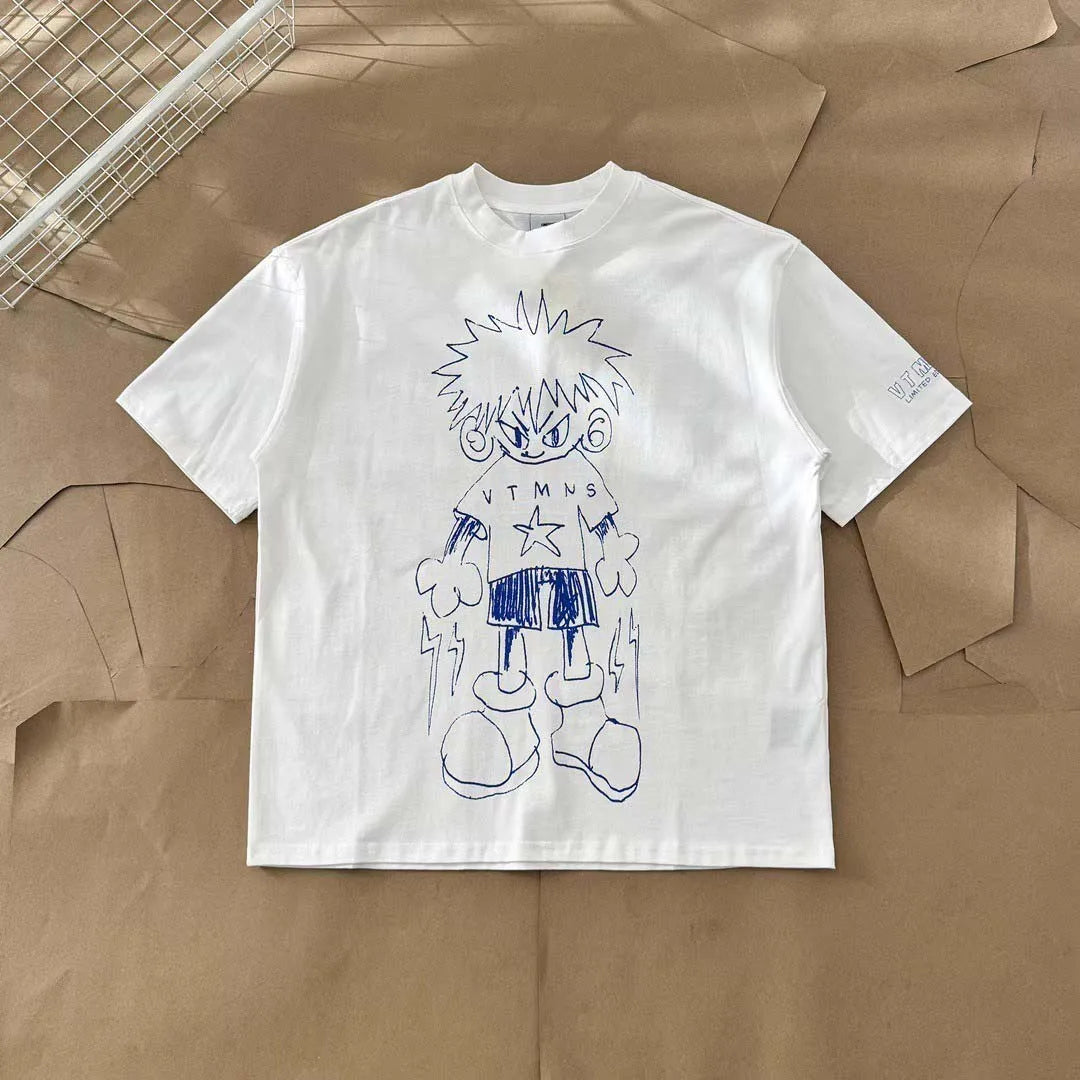 Top Version 1:1 VT Paris Very Expensive T-shirt Printed Women Men T shirts tees Hiphop Oversized HeavyCotton Men T-shirt