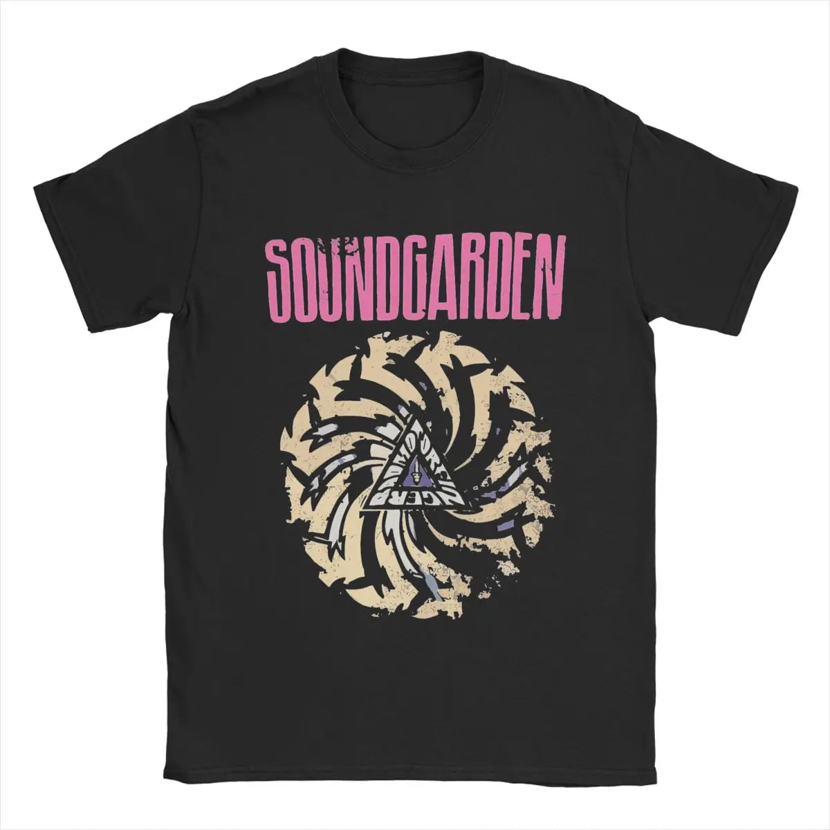 Soundgardens Band T Shirts for Men 100% Cotton Vintage T-Shirts Round Collar Tees Short Sleeve Clothes 6XL
