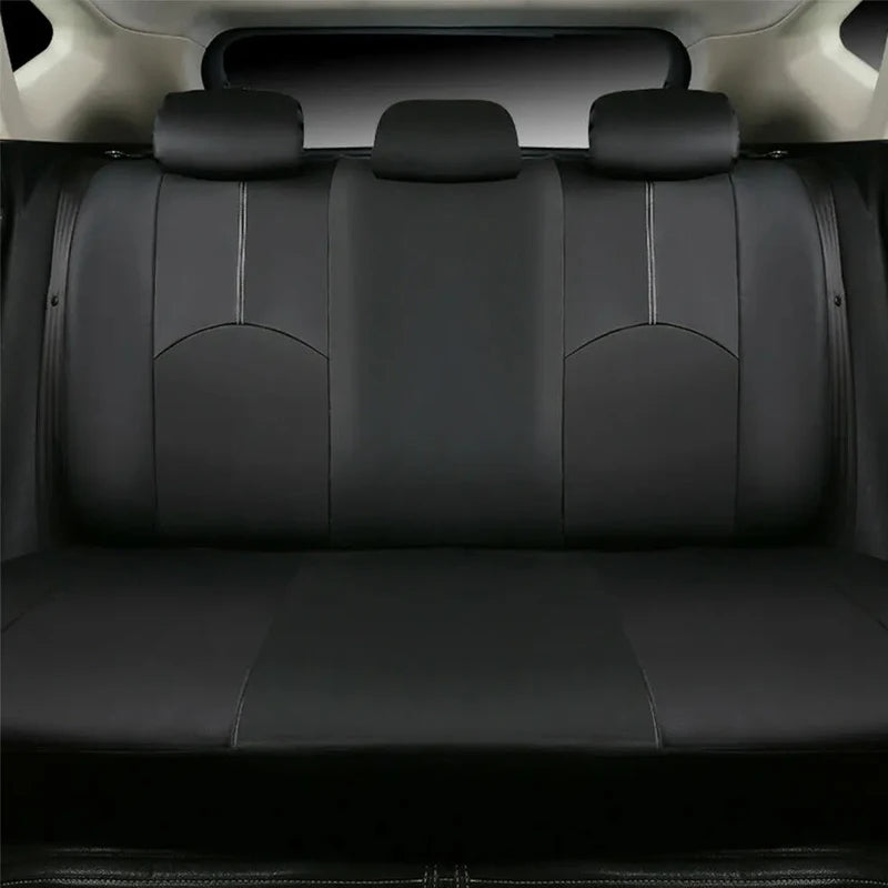 Car Seat Cover Breathable PU Leather Full Surrounded Seat Protector Universal Vehicle Seat Cushion Suitable For Most Cars