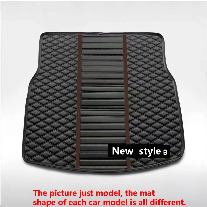 Car Trunk Mats For Hyundai Kona Kauai OS 2018~2022 Waterproof