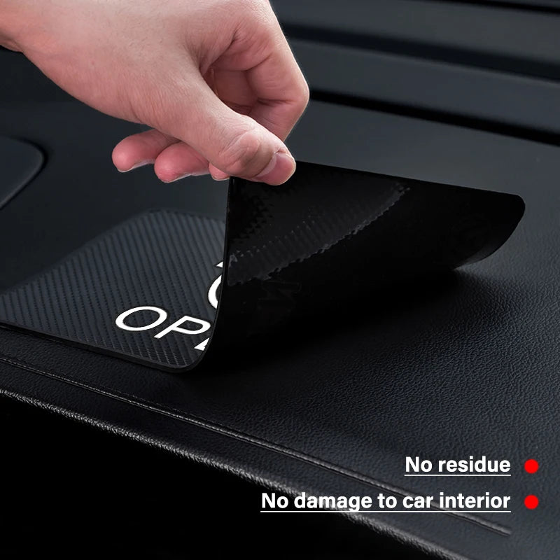 Car Mobile Phone Mat Dashboard Mat Rubber Mat  Non-Slip Pad For Opel Astra j Insignia Astra g Corsa Zafira b Mokka Vivaro Meriva