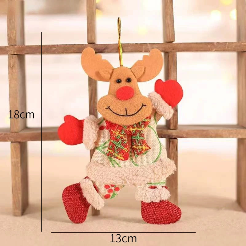 New Year 2025 Christmas Tree Decorations Cute Dolls