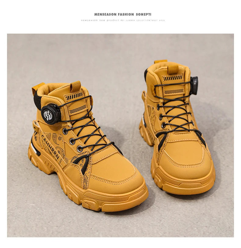 Platform Sports Shoes Kids Sneakers Sports and Leisure Shoes for Boys Wear-resistant Loafers Soft and Comfortable Fashion new