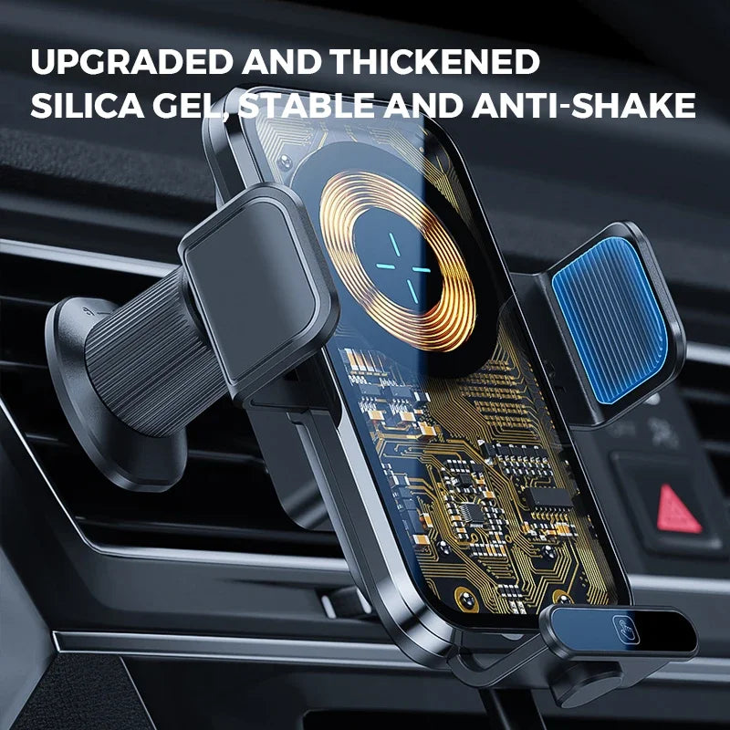 Wireless Car Charger, Fast Charging Phone Holder BothLin 3 in 1 Phone Mount Auto Clamping Car Accessories