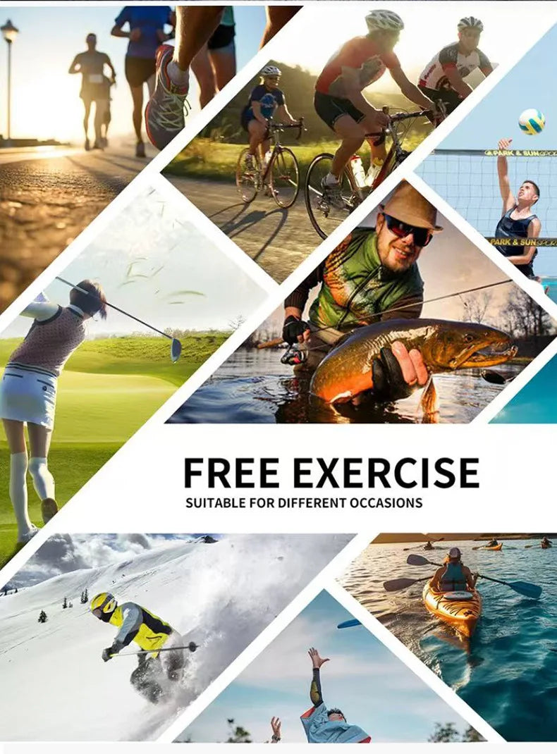 Polarized Fishing Glasses for Men UV400 Protection Driving Running Cycling  Sunglasses Designer Windproof Square Ski Goggles