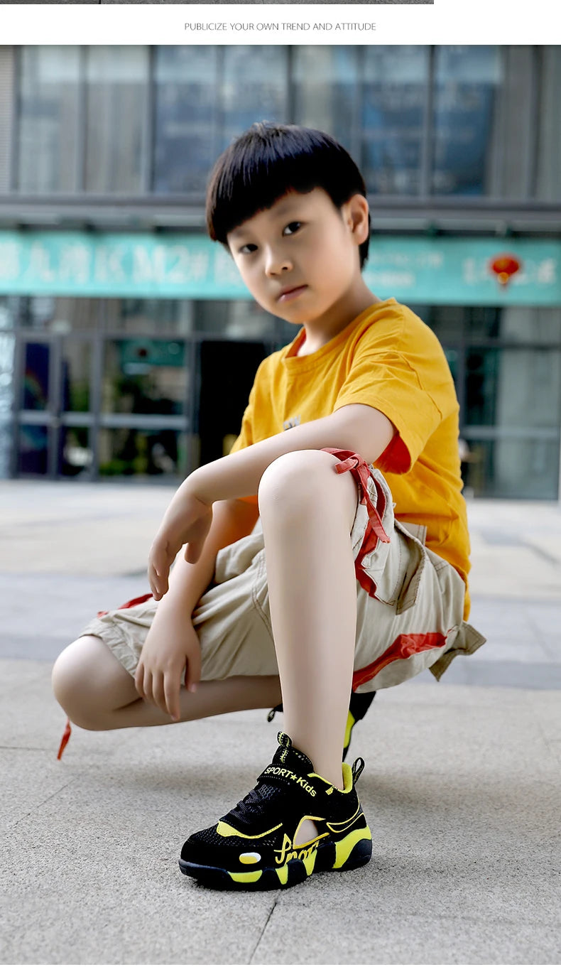 Kids Summer Shoes Kids Sandals Breathable Boys Sandals Soft  Children's Shoes Outdoor Protecting Toes Beach Sandal Water Shoes