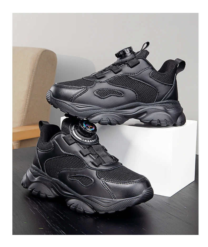 Kids Shoes Boy Casual Sneakers Platform Comfortable Black White Child School Sports Tenis Boy Shoes Children's Basketball Shoes