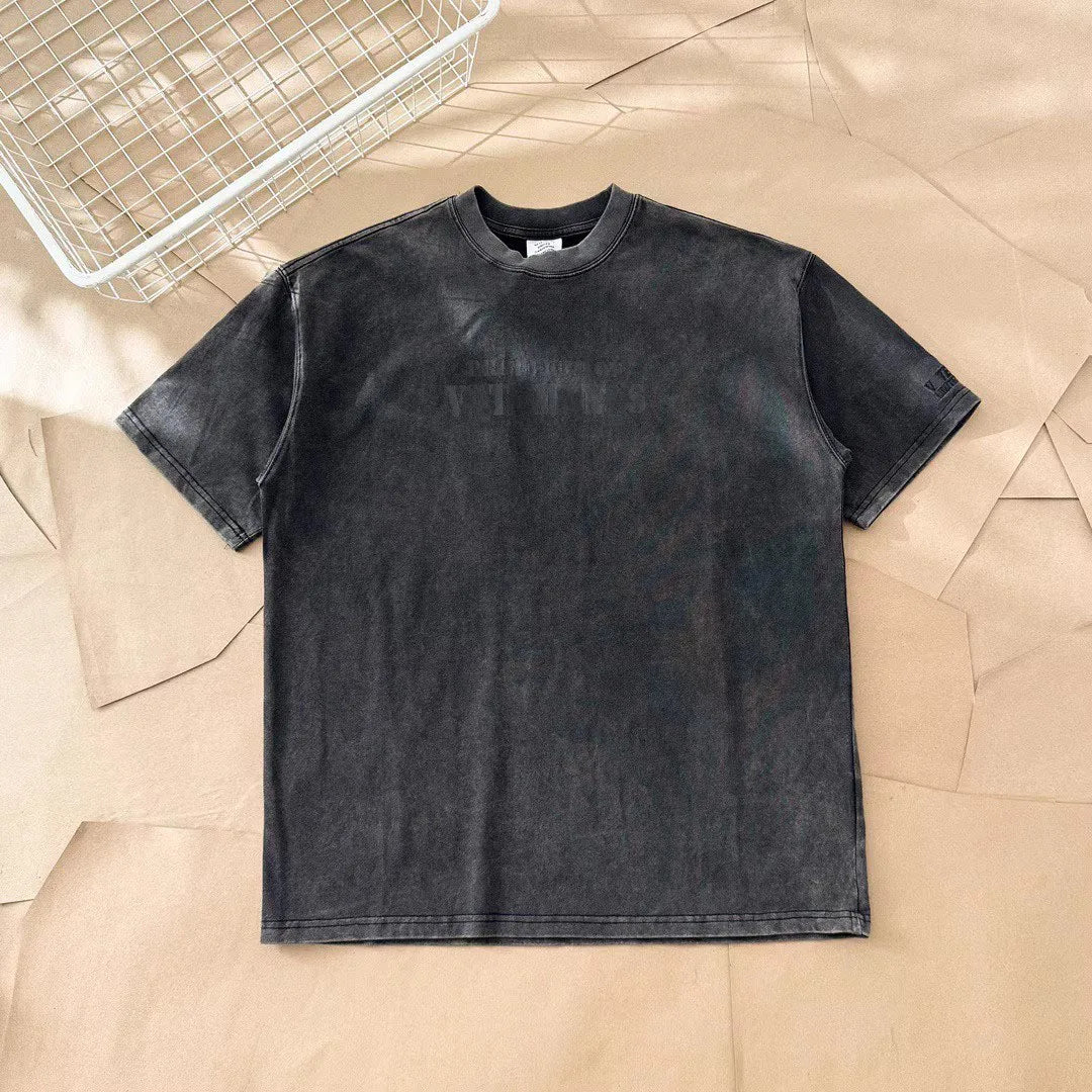 Top Grade LIMITED EDITIONS VT Logo Printed Women Men T shirts Tees Oversized Men Casual Cotton T shirt