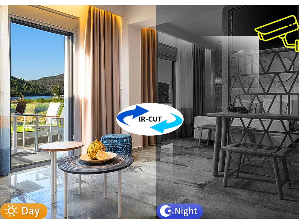 Outdoor Analog CCTV Video Surveillance Cameras Outside Waterproof HD 5MP AHD Home Camera with Motion Sensor Night Vision Cam 2MP