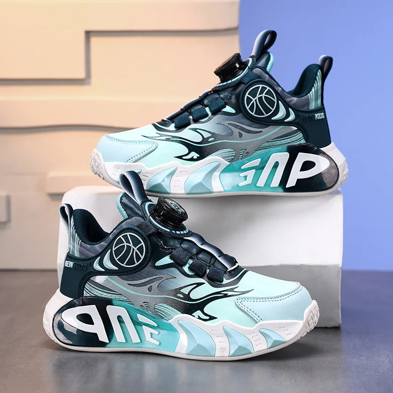 Children Shoes Boys Sneaker 4 To 12 Years Autumn Kiss Daily Casual Sneaker Fashion Print Platform Thick Sole Boys Sports Shoes