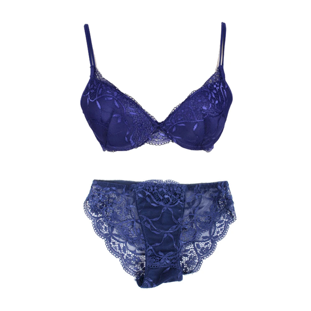 Women Bra Set Female Lace Sexy Underwear Lingerie Bra and Panty Set