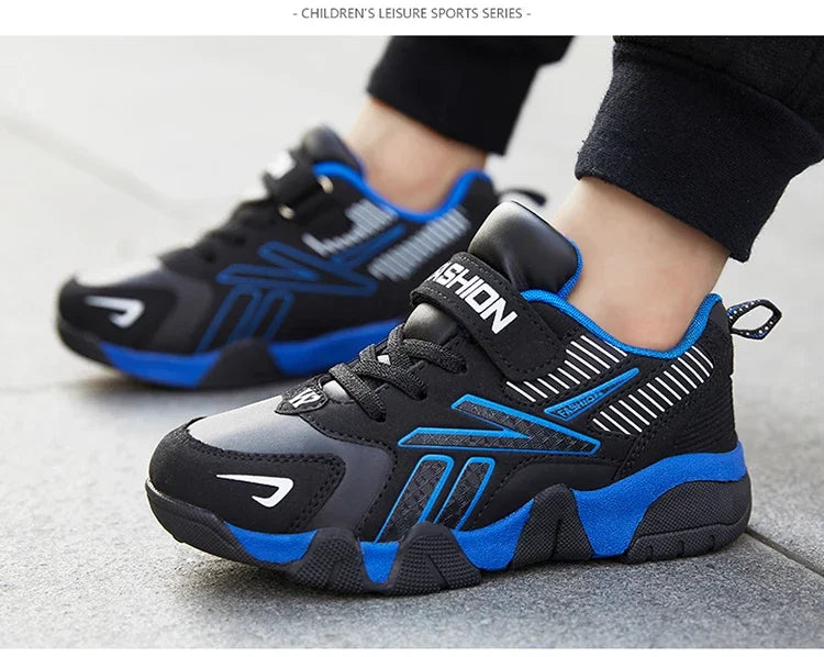 Children Boys Shoes School Sports Fashion Leather For Kids Tennis Casual Sneakers Children's Boy Running 7-13 Years Walking Shoe