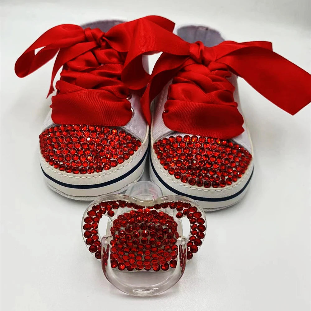 Baby Toddler Shoes Baby Girls Boys Canvas Sneakers Soft Sole High-Top Ankle Infant First Walkers Crib Shoes